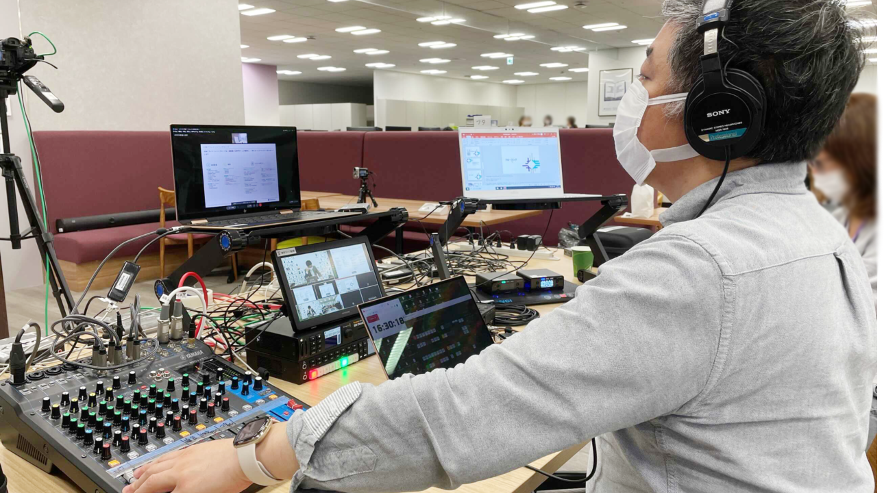 太陽グラントソントン株式会社様のYouTubeライブ配信現場